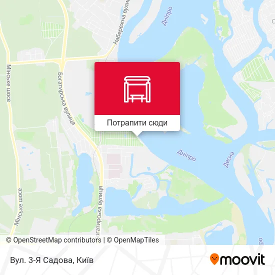 Карта Вул. 3-Я Садова