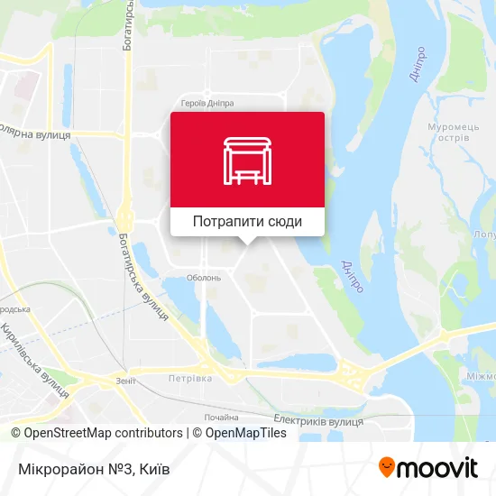 Карта Мікрорайон №3