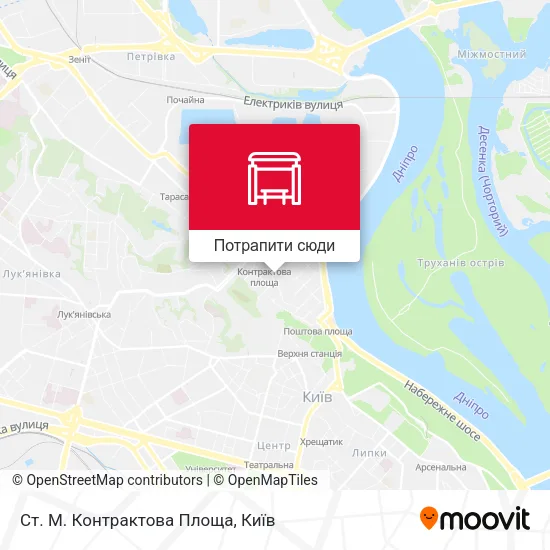 Карта Ст. М. Контрактова Площа