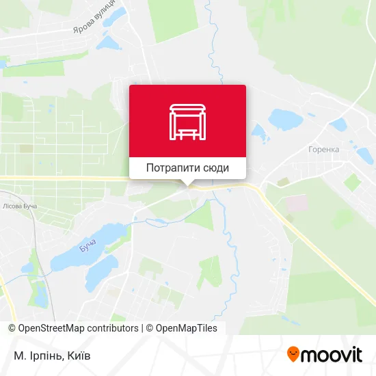 Карта М. Ірпінь