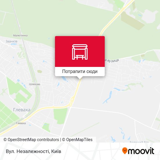 Карта Вул. Незалежності