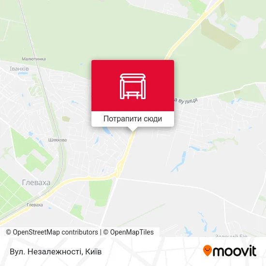 Карта Вул. Незалежності