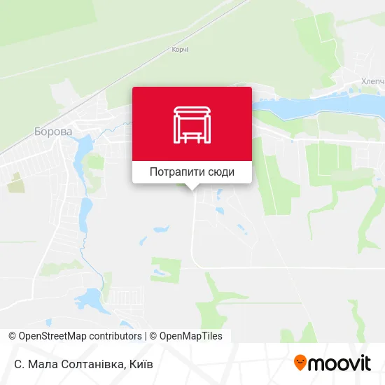 Карта С. Мала Солтанівка