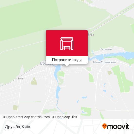 Карта Дружба