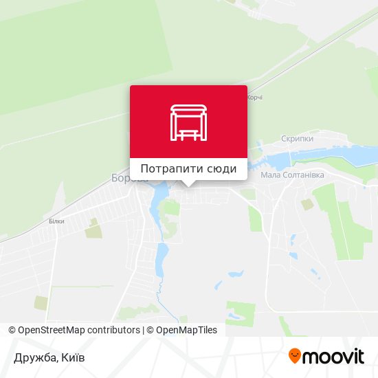 Карта Дружба