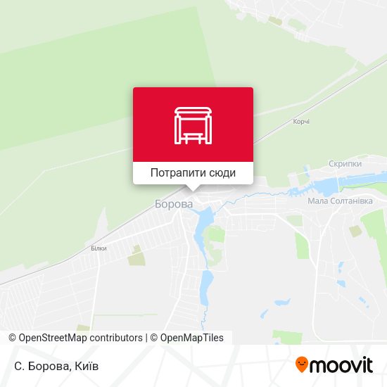 Карта С. Борова