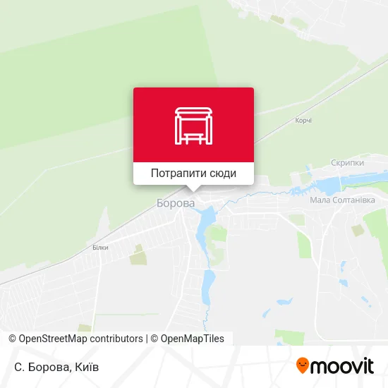 Карта С. Борова
