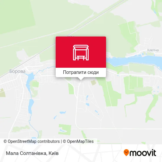 Карта Мала Солтанівка