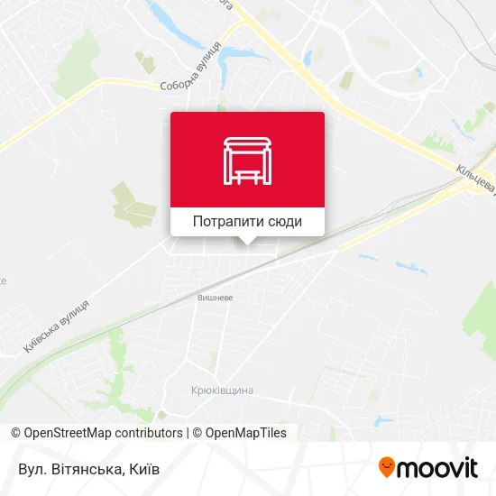 Карта Вул. Вітянська