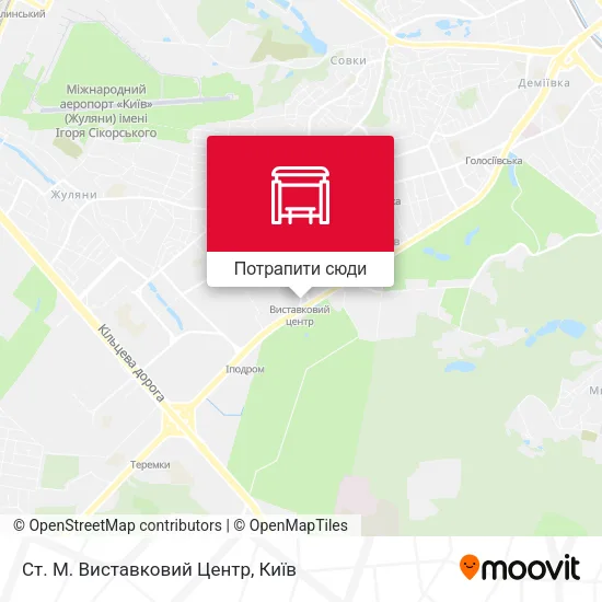 Карта Ст. М. Виставковий Центр