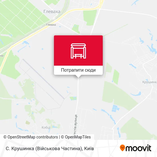 Карта С. Крушинка (Військова Частина)