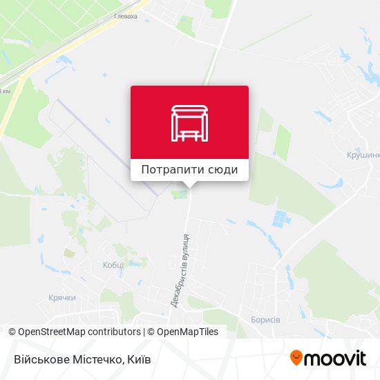 Карта Військове Містечко