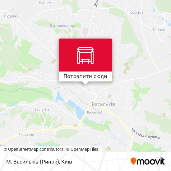 Карта М. Васильків (Ринок)