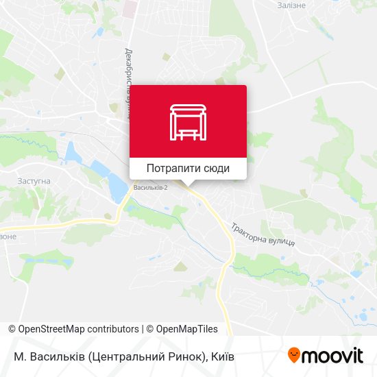 Карта М. Васильків (Центральний Ринок)