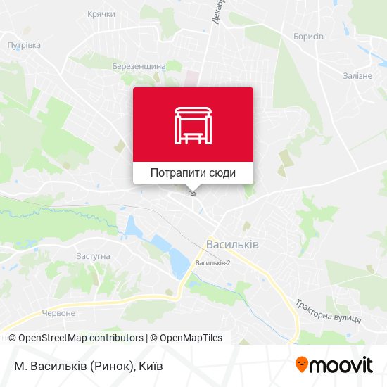 Карта М. Васильків (Ринок)