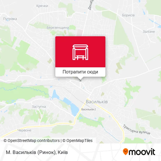 Карта М. Васильків (Ринок)