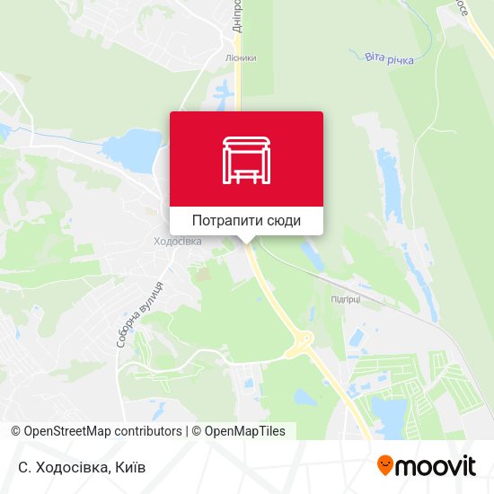 Карта С. Ходосівка