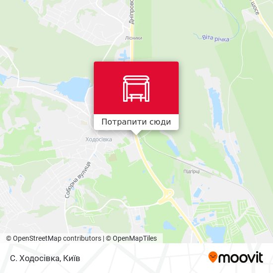 Карта С. Ходосівка