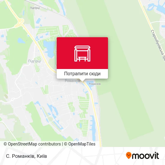 Карта С. Романків
