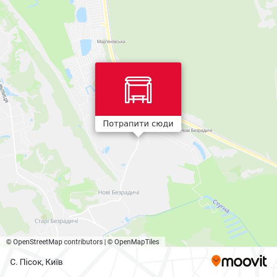 Карта С. Пісок