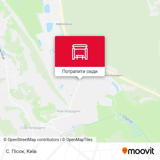 Карта С. Пісок