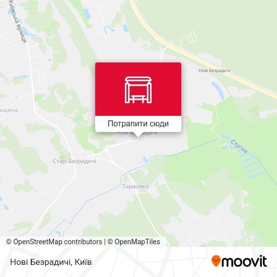 Карта Нові Безрадичі