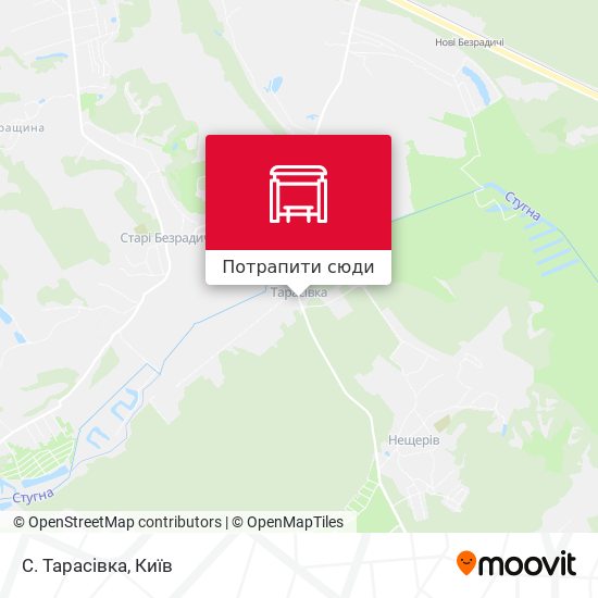 Карта С. Тарасівка