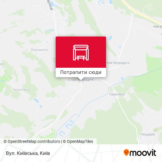 Карта Вул. Київська