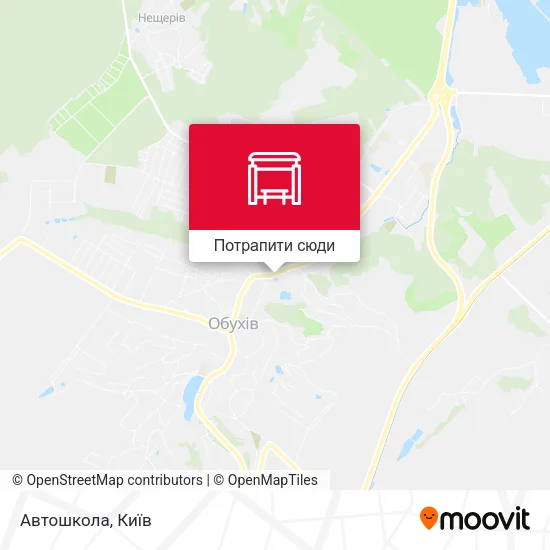 Карта Автошкола