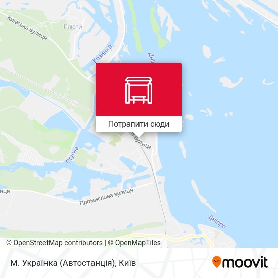 Карта М. Українка (Автостанція)