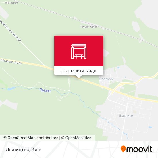 Карта Лісництво