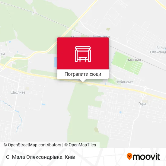 Карта С. Мала Олександрівка