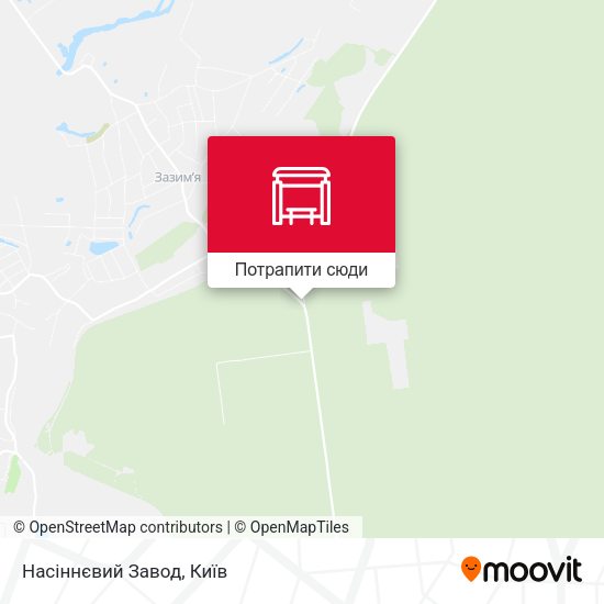 Карта Насіннєвий Завод