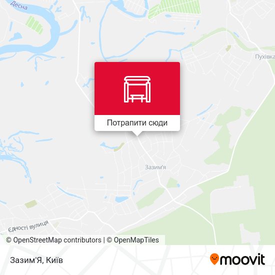 Карта Зазим'Я