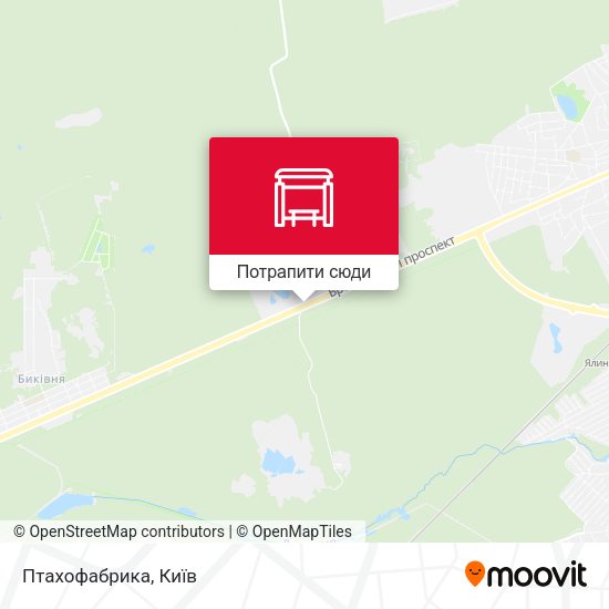 Карта Птахофабрика