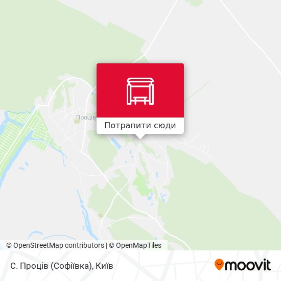 Карта С. Проців (Софіївка)