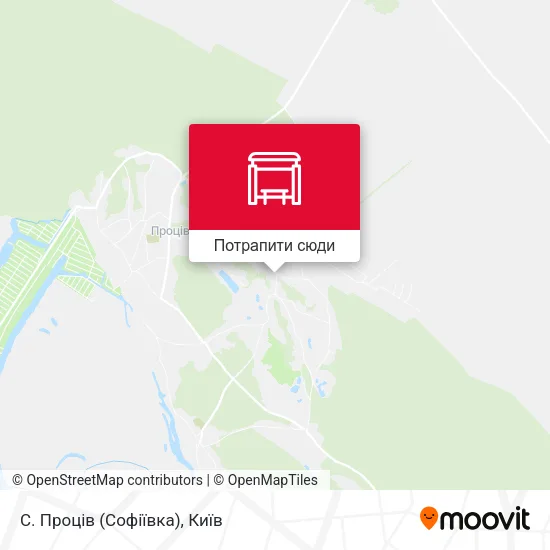 Карта С. Проців (Софіївка)