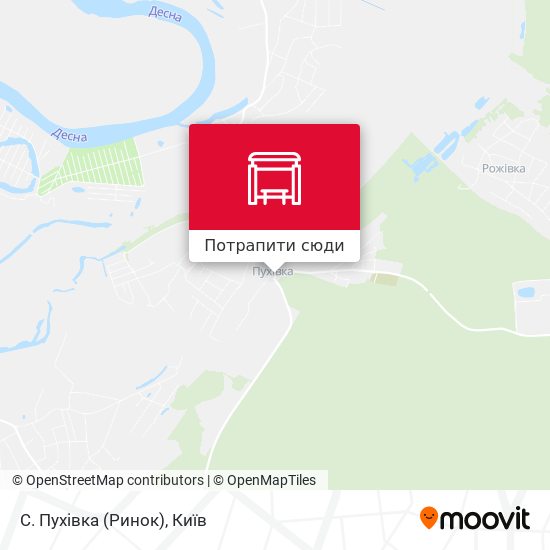 Карта С. Пухівка (Ринок)