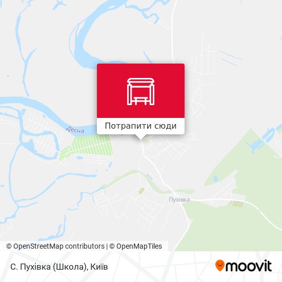 Карта С. Пухівка (Школа)