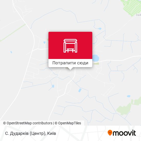 Карта С. Дударків (Центр)