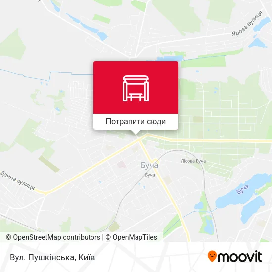 Карта Вул. Пушкінська