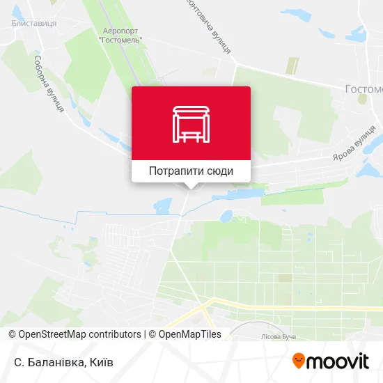 Карта С. Баланівка
