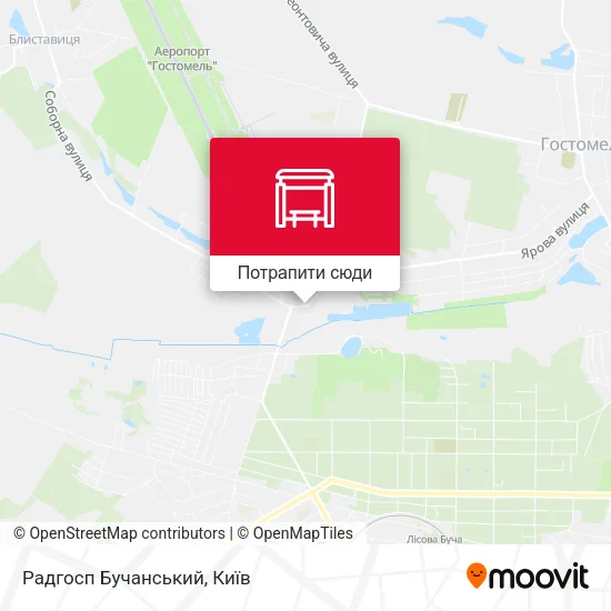 Карта Радгосп Бучанський