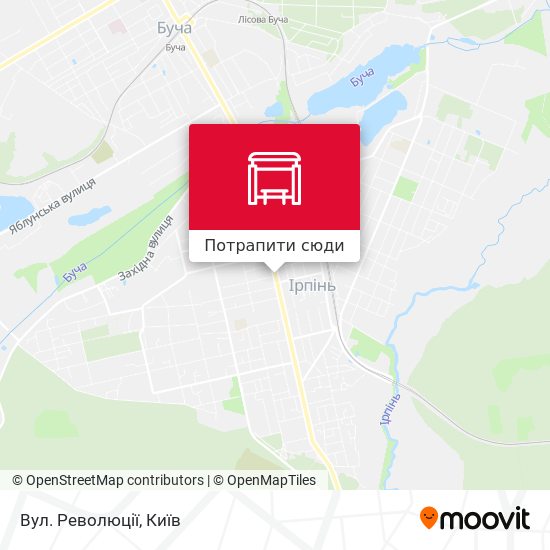 Карта Вул. Революції