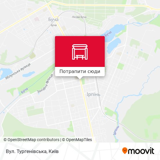 Карта Вул. Тургенівська