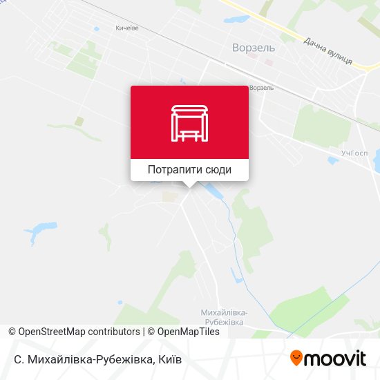 Карта С. Михайлівка-Рубежівка