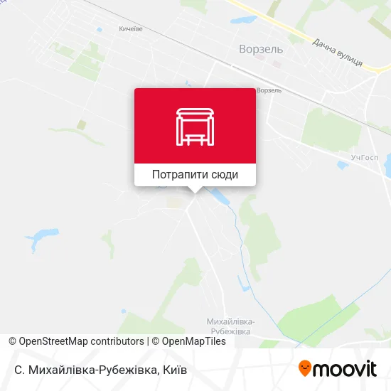 Карта С. Михайлівка-Рубежівка