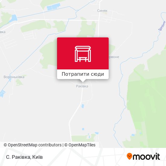 Карта С. Раківка