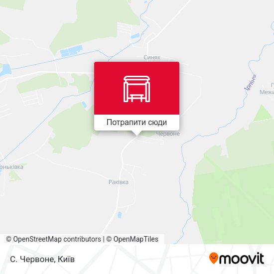 Карта С. Червоне