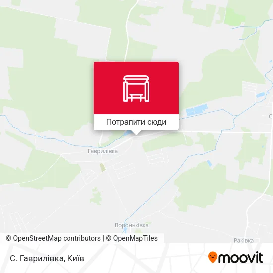 Карта С. Гаврилівка